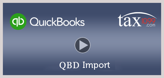 QBD Import to Tax1099