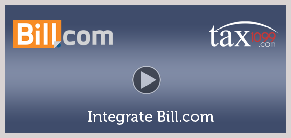 ntegrate Bill.com with Tax1099