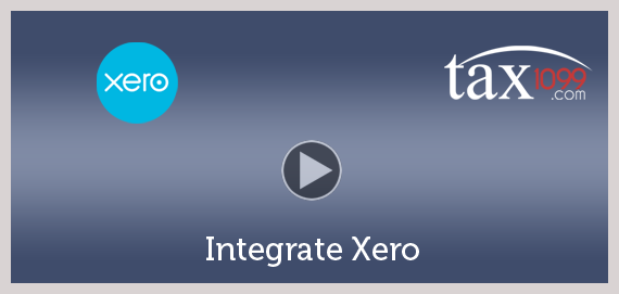 Integrate Xero with Tax1099