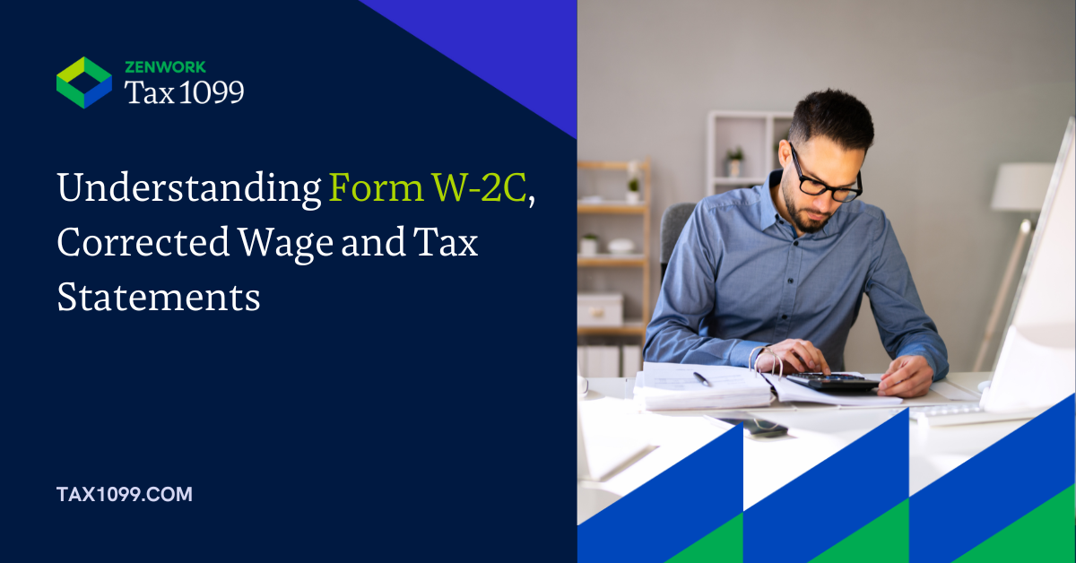 form w-2c Corrected Wage and Tax Statements