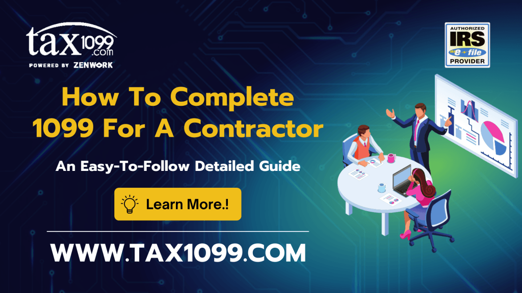 How To Complete 1099 For A Contractor