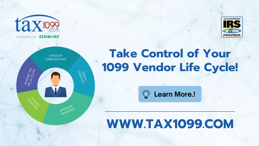 1099 Vendor Life Cycle