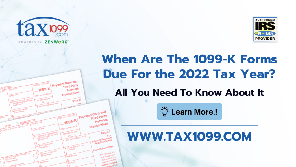 When Are The 1099-K Forms Due