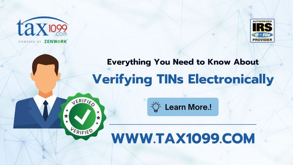 Verifying TINs Electronically