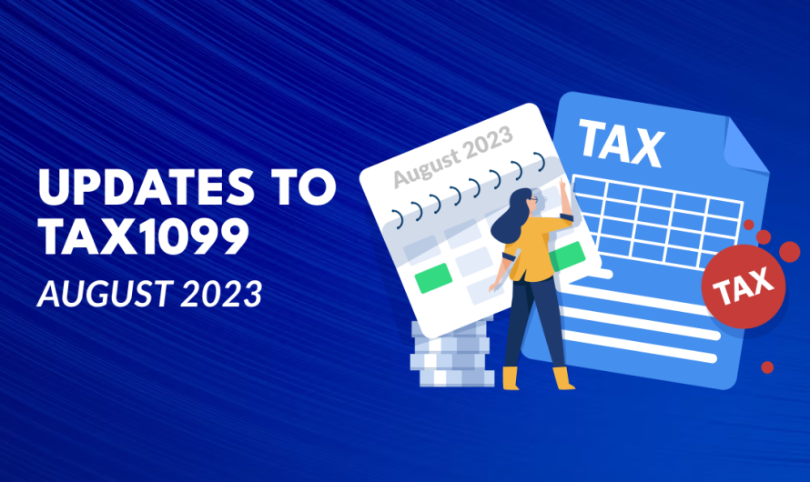 Updates to Tax1099; August 2023 