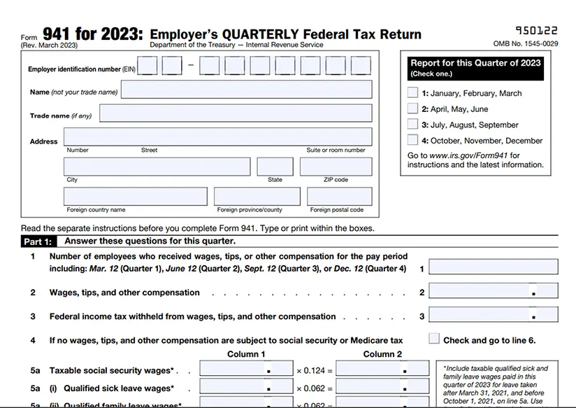 2023 Form 941