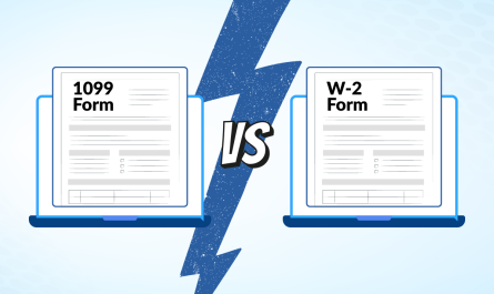 Differences between a W-2 and a 1099 tax form