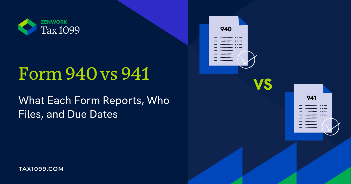 Form 940 vs 941