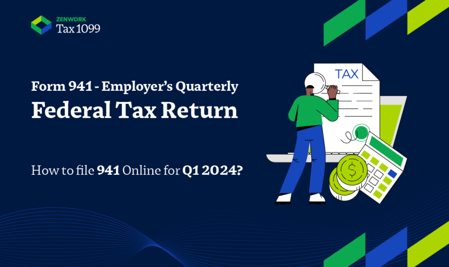 What is Form 941? How to file 941 Online for Q1 2024? 