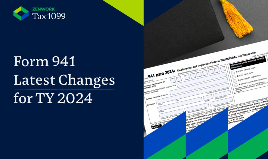 IRS Introduces New Changes to Form 941 for 2024