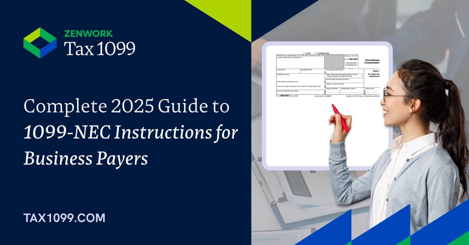 1099-NEC Instructions 2025