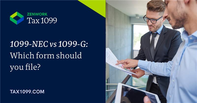 1099-NEC vs 1099-G
