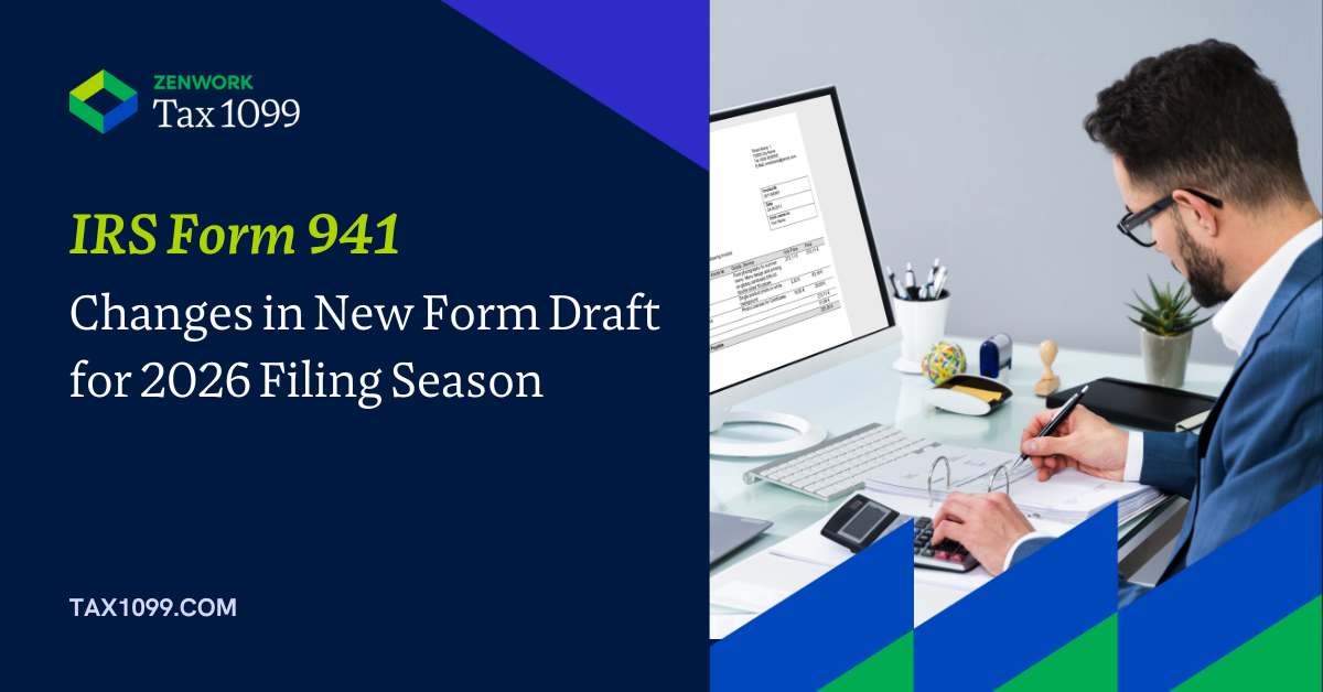 New Form 941 Draft Changes 2026