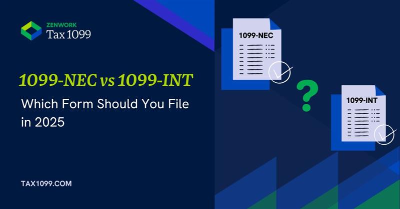 1099-NEC vs 1099-INT