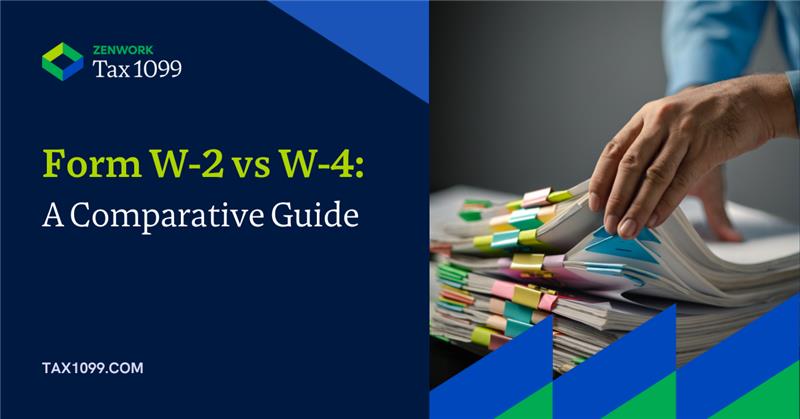 Form W-2 vs W-4